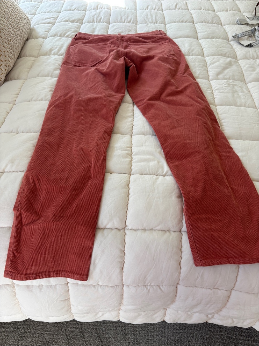 J. Crew Women’s Rust Red Straight Corduroy Jeans - Picture 4 of 4